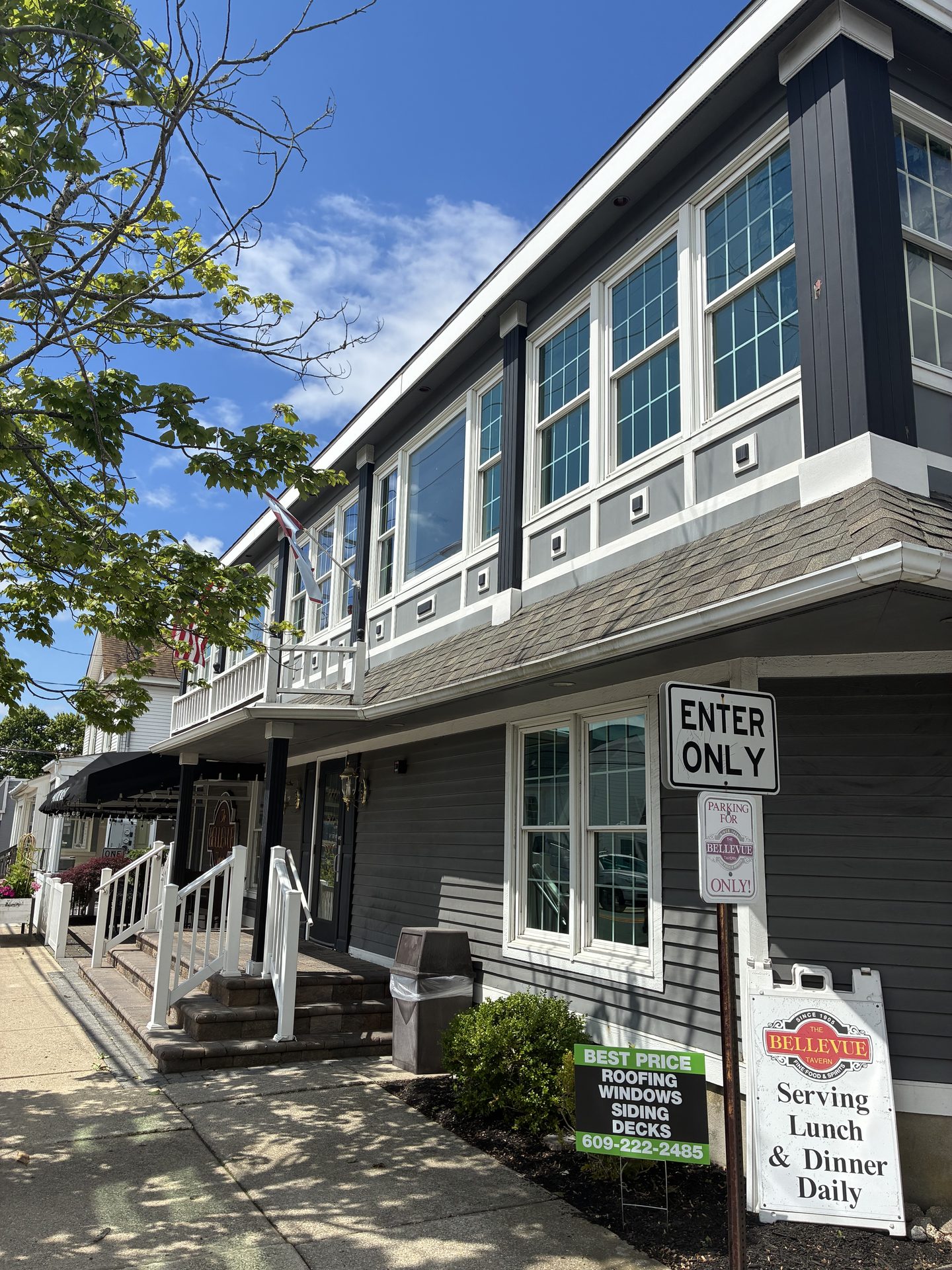 Commercial Flat Roof & New Siding — Be Shore Exteriors