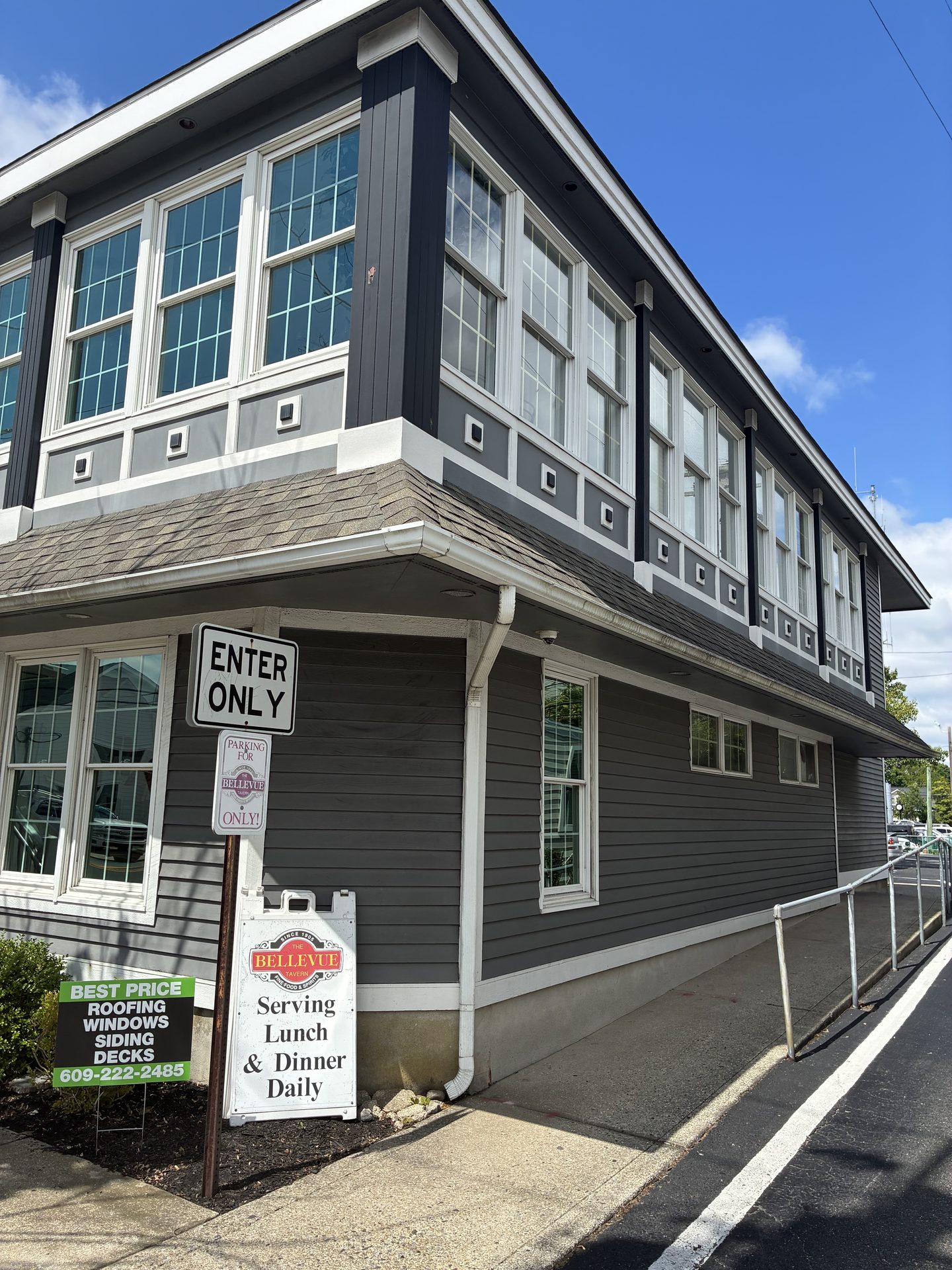 Commercial Flat Roof & New Siding — Be Shore Exteriors