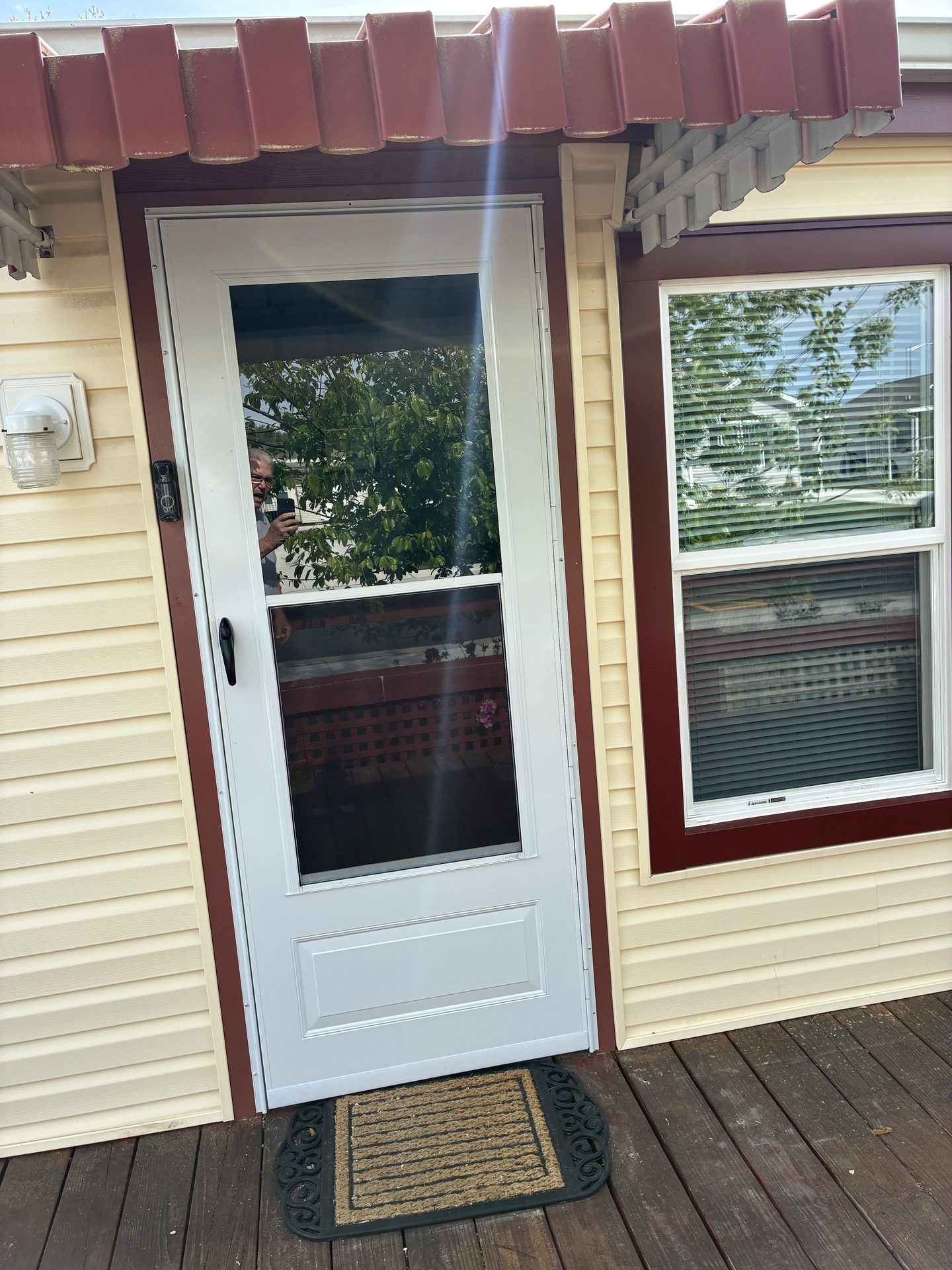 New Storm Doors — Be Shore Exteriors