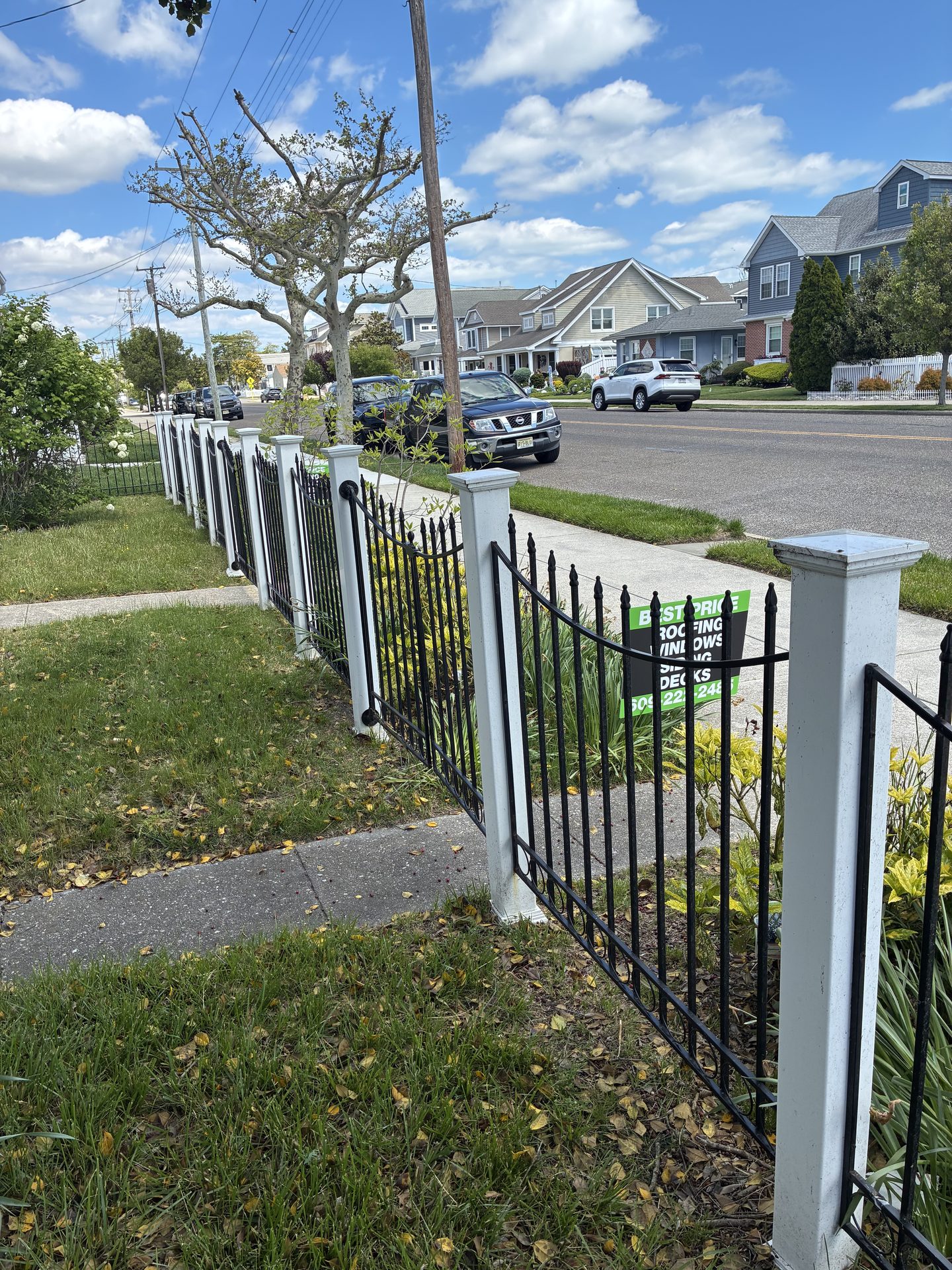 New Vinyl & Steel Fencing — Be Shore Exteriors