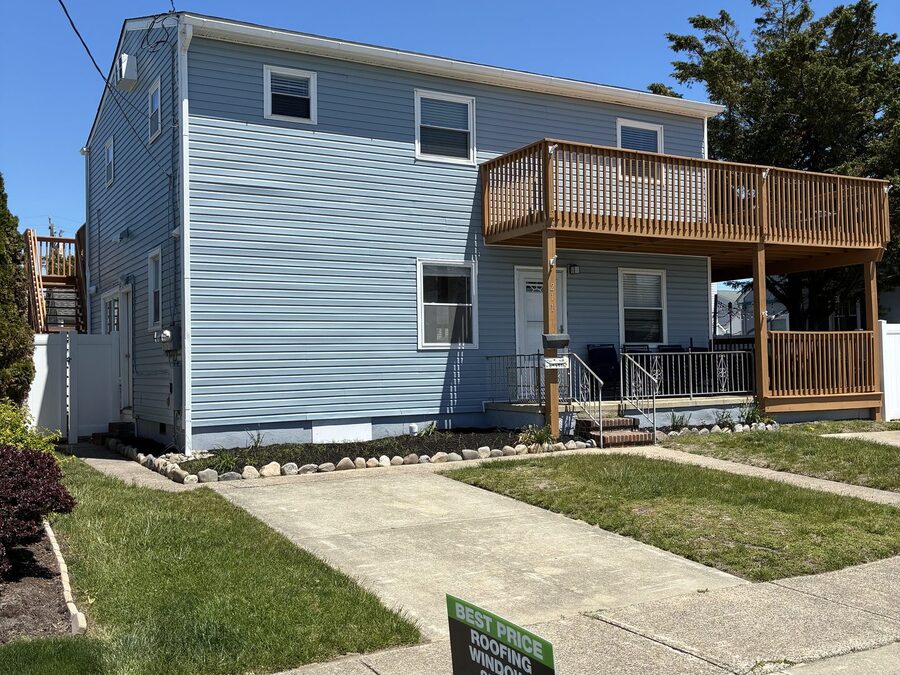 Exterior painting project on a shore home — Be Shore Exteriors